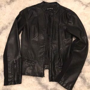 Express Black Minus the Leather jacket
